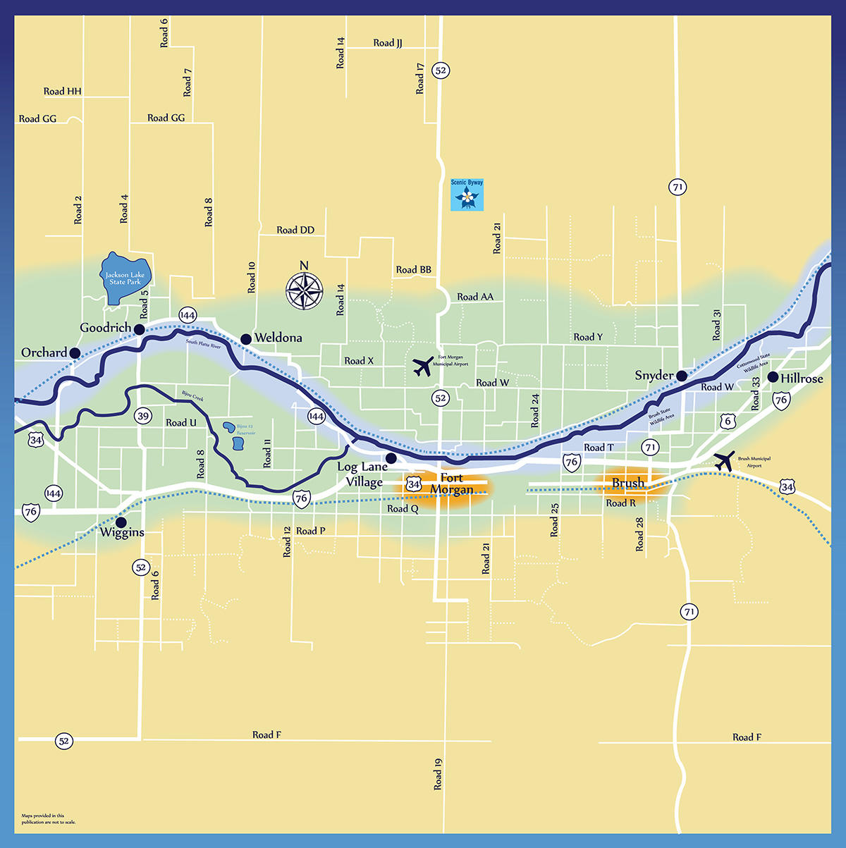 Map of Morgan County